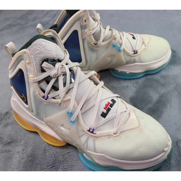 Nike LeBron 19 EP Lakers Cream Men\'s Size 12 Basketball Shoes Clean main image 10